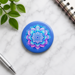 Fridge Magnet Estetik Mandala 58mm | Magnet Kulkas Aesthetic Biru Ungu | Hiasan Kulkas Unik Minimalis | Souvenir Magnet Bulat Fridge Magnet Estetik Mandala 58mm | Magnet Kulkas Aesthetic Biru Ungu | Hiasan Kulkas Unik Minimalis | Souvenir Magnet Bulat